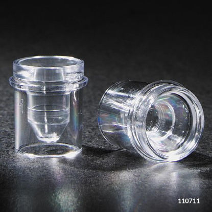 Picture of Sample Cup McKesson 0.25 mL, Clear, 14 X 16 mm, Without Caps177-110711