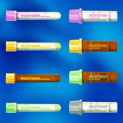Picture of BD Microtainer® Capillary Blood Collection Tube Plasma Tube Lithium Heparin / Separator Gel Additive 15.3 X 46 mm 400 µL to 600 µL Mint Green BD Microgard™ Closure Plastic Tube365985