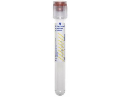 Picture of BD Vacutainer® No Additive (Z) Plus Venous Blood Collection Tube Discard Tube Plain 13 X 100 mm 6 mL Without Color Coding BD Hemogard™ Closure Polyethylene Terephthalate (PET) Tube366408