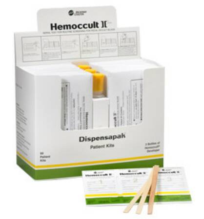 Picture of Patient Sample Collection and Screening Kit Hemoccult II® Dispensapak™ Colorectal Cancer Screening Fecal Occult Blood Test (FOBT) Stool Sample 50 Tests61100