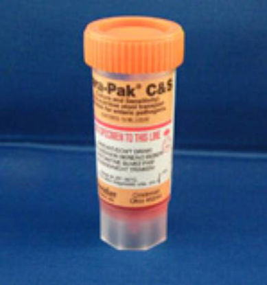 Picture of Stool Specimen Container Para-Pak® Single-Vial C and S Plastic 15 mL Fill (0.5 oz.) Screw Cap with Sampling Device NonSterile900612