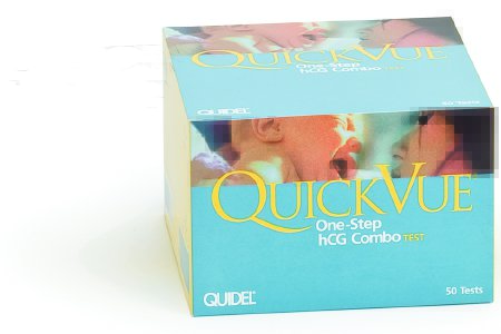 Picture of Rapid Test Kit QuickVue® One-Step hCG Combo Fertility Test hCG Pregnancy Test Serum / Urine Sample 50 Tests20110