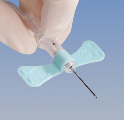 Picture of BD Vacutainer® Push Button Blood Collection Set 23 Gauge 3/4 Inch Needle Length Safety Needle 7 Inch Tubing Sterile367336