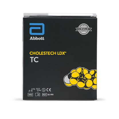 Picture of Rapid Test Kit Cholestech LDX™ Cardiac / Lipids / General Chemistry Total Cholesterol Whole Blood / Serum / Plasma Sample 10 Tests10986
