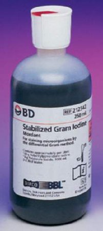 Picture of Gram Iodine Stain BD BBL™ 4 X 250 mL212542