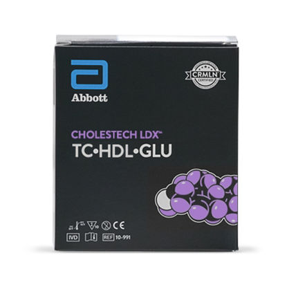 Picture of Rapid Test Kit Cholestech LDX™ Lipid Profile Glucose / HDL / Total Cholesterol Whole Blood / Serum / Plasma Sample 10 Tests10-990