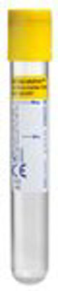 Picture of BD Vacutainer® Urinalysis Tube Round Bottom Plain 16 X 100 mm 8 mL Yellow BD Hemogard™ Closure Polyethylene Terephthalate (PET) Tube365017