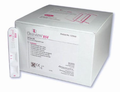 Picture of Rapid Test Kit Clearview® Infectious Disease Immunoassay Respiratory Syncytial Virus Test (RSV) Nasopharyngeal Swab / Nasal Aspirate Sample 20 Tests135060