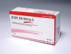 Picture of Rapid Test Kit Icon® DS Infectious Disease Immunoassay Strep A Test Throat / Tonsil Saliva Sample 25 Tests395098A