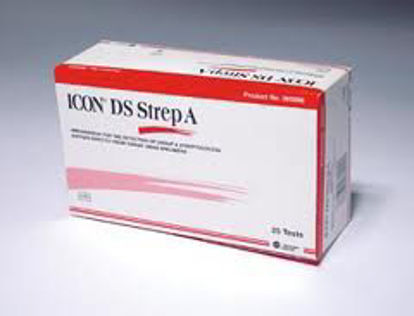 Picture of Rapid Test Kit Icon® DS Infectious Disease Immunoassay Strep A Test Throat / Tonsil Saliva Sample 25 Tests395098A