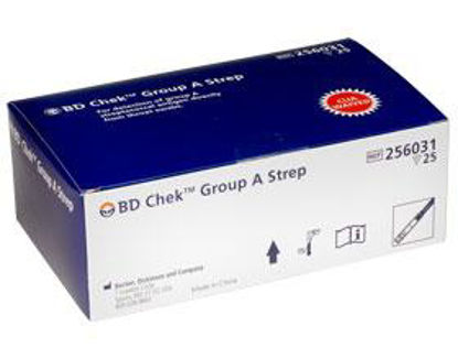 Picture of Rapid Test Kit BD Chek™ Infectious Disease Immunoassay Strep A Test Throat Swab Sample 25 Tests256031