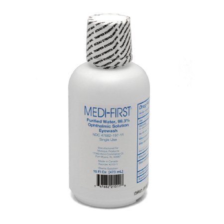 Picture of Eyewash Solution Medi-First® Buffered Isotonic Solution 16 oz. Squeeze Bottle21511