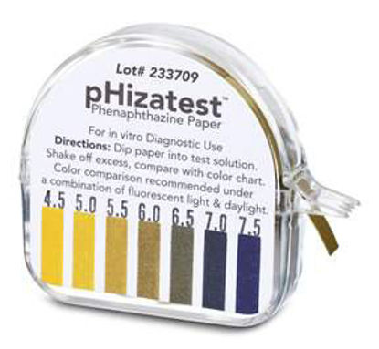 Picture of Vaginal pH Test Paper in Dispenser pHizatest* 4.5 to 7.514850115
