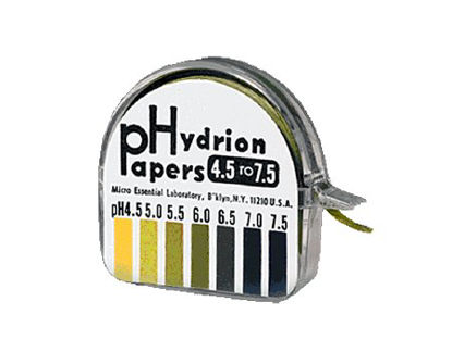 Picture of pH Paper in Dispenser Hydrion™ 4.5 to 7.514853150E