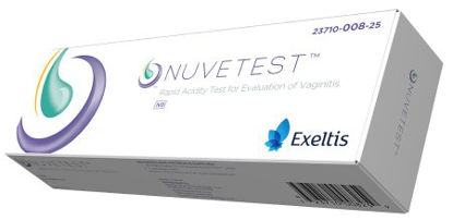 Picture of Rapid Test Kit NuveTest™ Rapid Acidity Test Bacterial Vaginosis (BV) / Trichomoniasis Test Vaginal Secretion Sample 25 Tests23710-008-25