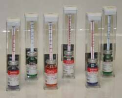 Picture of Freezer Thermometer Temp-Chex® Red Spirit Celsius -30° to 0°C Total Immersion Door / Wall Mount Does Not Require Power240046