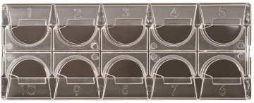 Picture of Urinalysis Microscope Slide Kova® Glasstic® Slide 10 10-Chamber Clear87146