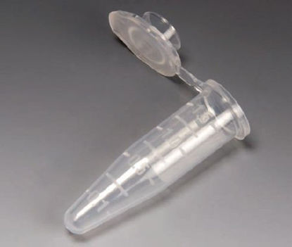 Picture of Microcentrifuge Tube Conical Bottom Plain 1.5 mL Without Color Coding Snap Cap Polypropylene Tube111564