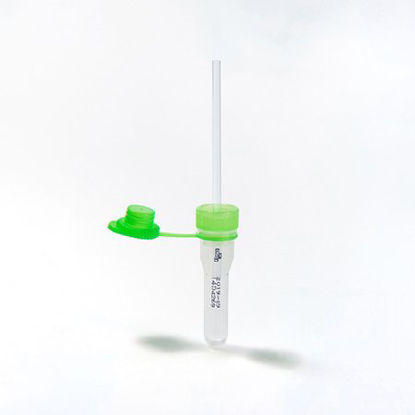 Picture of Safe-T-Fill® Capillary Blood Collection Tube Plasma Tube Lithium Heparin Additive 10.8 X 46.6 mm 200 µL Green Attached Cap Plastic Tube077250