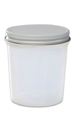 Picture of Specimen Container Polypropylene 120 mL (4 oz.) Screw Cap Unprinted NonSterile8889207034