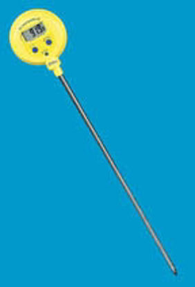 Picture of Digital Water-Resistant Thermometer Fisherbrand™ Traceable® Fahrenheit / Celsius -58° to +572°F (-50° to +300°C) Stainless Steel Probe Free-standing Battery Operated1464844