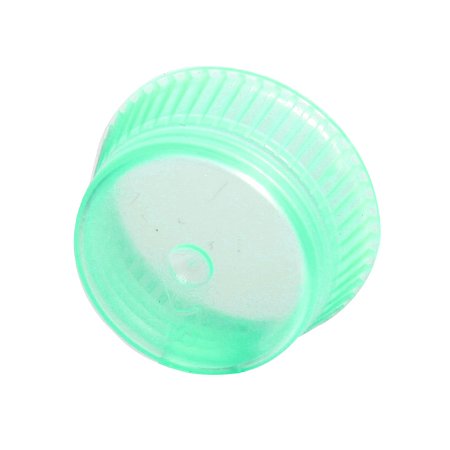 Picture of Uni-Flex® Safety Cap Tube Closure Flexible Plastic Over-Locking Green 13 mm For 13 mm Culture Tubes NonSterile6615