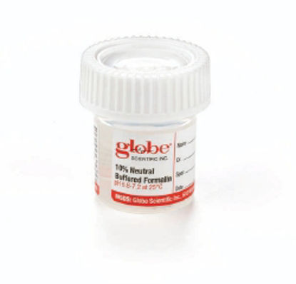 Picture of Prefilled Formalin Container Click-It™ 48 mm Opening Polypropylene 20 mL Fill in 40 mL (1.35 oz.) Screw Cap Warning Label / Patient Information NonSterile6520FL