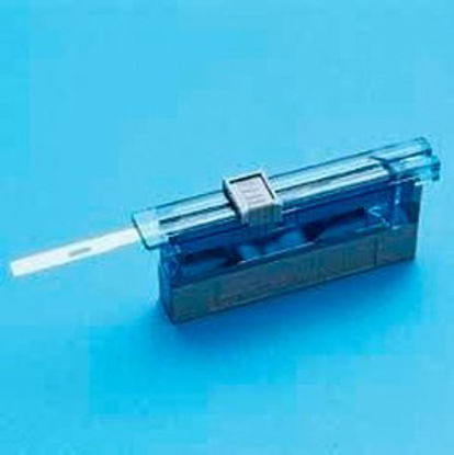 Picture of Microtome Blade Accu-Edge® High Profile, PTFE Coated Stainless Steel, Ultra Sharp Edge, 14 mm Height, Disposable4685