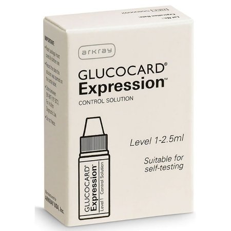 Picture of Diabetes Management Test Control Solution Glucocard® Expression™ Blood Glucose Level 1 1 X 2.5 mL570005