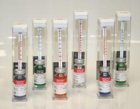 Picture of Incubator Thermometer Temp-Chex® Red Spirit Celsius 15° to 50°C Total Immersion Door / Wall Mount Does Not Require Power240049