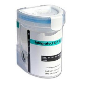 Picture of Drugs of Abuse Test E-Z Split Key® Cup A.D. 5-Drug Panel with Adulterants AMP, COC, mAMP/MET, OPI, THC (CR, GL, NI, OX, pH, SG) Urine Sample 25 TestsDUD-157-012-019