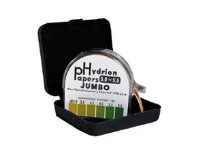 Picture of pH Paper in Dispenser Hydrion™ 3.0 to 5.514853158E