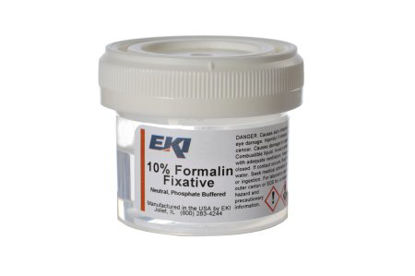 Picture of Prefilled Formalin Container Polypropylene 20 mL Fill in 40 mL (1.35 oz.) Screw Cap Warning Label / Patient Information NonSterile24499-100X40ML