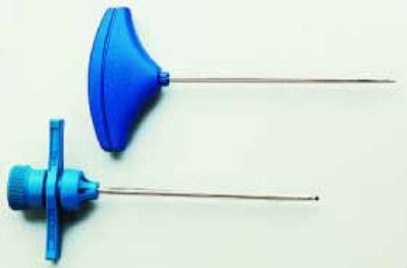 Picture of Bone Marrow Biopsy / Aspiration Needle Jamshidi® 8 Gauge 4 Inch Length Tapered Distal TipDJ4008X