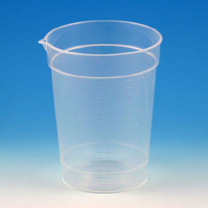Picture of Specimen Container with Pour Spout 2-1/8 X 3-7/16 Inch Polypropylene 192 mL (6.5 oz.) Without Closure Unprinted NonSterile5920