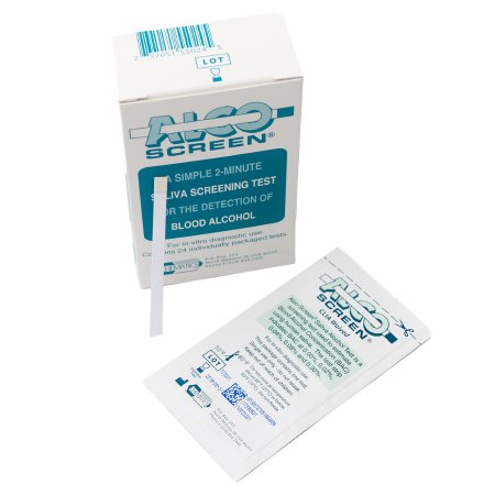 Picture of Rapid Test Alco-Screen® Saliva Alcohol Test Alcohol Screen Saliva Sample 24 Tests55001-300