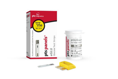 Picture of Reagent Test Strip PTS Panel® eGLU™ General Chemistry Glucose For CardioChek® Plus Analyzers 50 Tests2713