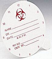 Picture of Lid, Specimen Cup Medegen White, Paper, Standard Style 4629 / 4630 Specimen Cups02267