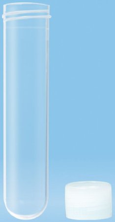 Picture of Centrifuge Tube Round Bottom Plain 16 X 79 mm 10 mL Without Color Coding Screw Cap Polypropylene Tube60.506