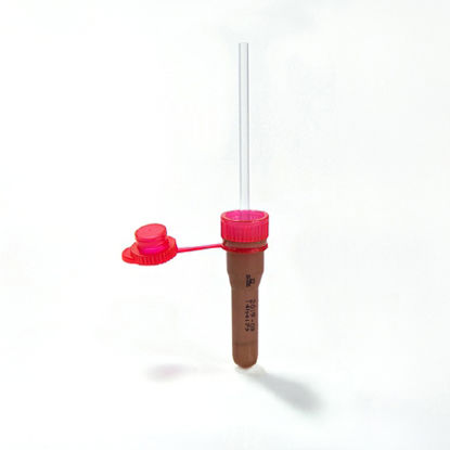 Picture of Safe-T-Fill® Capillary Blood Collection Tube Serum Tube Clot Activator / Separator Gel Additive 10.8 X 46.6 mm 200 µL Red Attached Cap Plastic Tube077421