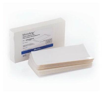 Picture of Optical Adhesive Film Applied Biosystems™ MicroAmp™ For 2720 Thermal Cycler, 7000 System, 7300 System, 7500 Fast Dx System, 7500 Fast System, 7500 System, 7900HT Fast System, 7900HT System, GeneAmp™ 9700, ProFlex™ PCR System, QuantStudio™, QuantStudio Dx, SimpliAmp™ Thermal Cycler, StepOnePlus™, Veriti™ Dx Fast Thermal Cycler, Veriti Dx Thermal Cycler, Veriti Fast Thermal Cycler, Veriti Thermal Cycler, ViiA™ 7 Dx Fast System, ViiA 7 Dx System, ViiA 7 Fast System, ViiA 7 System4311971