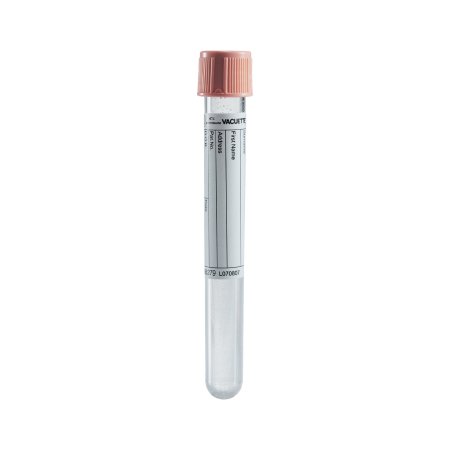 Picture of VACUETTE® Venous Blood Collection Tube K2 EDTA Additive 13 X 100 mm 6 mL Pink Pull Cap Polyethylene Terephthalate (PET) Tube456279