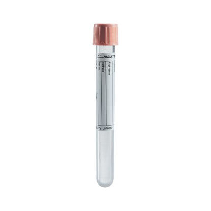 Picture of VACUETTE® Venous Blood Collection Tube K2 EDTA Additive 13 X 100 mm 6 mL Pink Pull Cap Polyethylene Terephthalate (PET) Tube456279