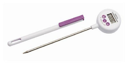 Picture of Digital Water-Resistant Thermometer SP Scienceware™ Fahrenheit / Celsius -58° to 392°F (-50° to 200°C) Stainless Steel Probe Battery Operated13201774