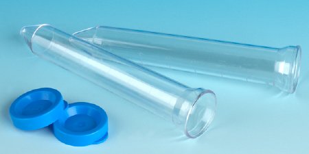 Picture of Urinalysis Tube Conical Bottom Plain 21 X 105 mm 12 mL Blue Snap Cap Polystyrene Tube112014