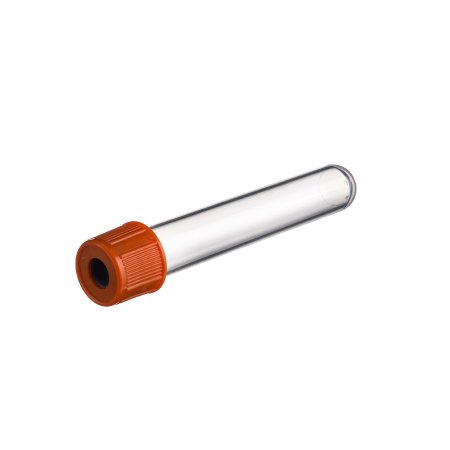 Picture of VACUETTE® Multiplex Secondary Tube Round Bottom Plain 13 X 75 mm 5 mL Orange Screw Cap Polypropylene Tube459001