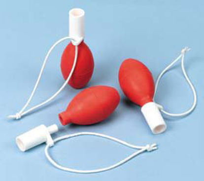 Picture of Filler, Pipette Fisherbrand® Safety Bulb, Red, White polypropylene attachment with conical silicone adapter0344823