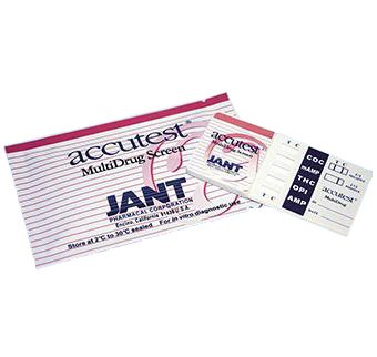 Picture of Drugs of Abuse Test Accutest® 10-Drug Panel AMP, BAR, BZO, COC, mAMP/MET, MDMA, MTD, OPI, PCP, THC Urine Sample 25 TestsDS130AC425