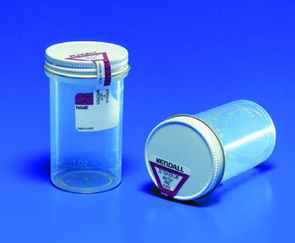 Picture of Specimen Container Precision™ 2-1/2 X 2-3/4 Inch Plastic 120 mL (4 oz.) Screw Cap Unprinted Sterile2300SA-