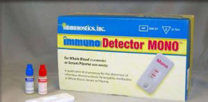 Picture of Rapid Test Kit Detector Mono™ Infectious Disease Immunoassay Infectious Mononucleosis Whole Blood / Serum / Plasma Sample 25 TestsIDM-25